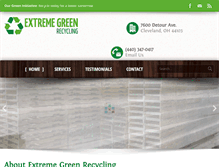 Tablet Screenshot of extremegreenrecycling.com